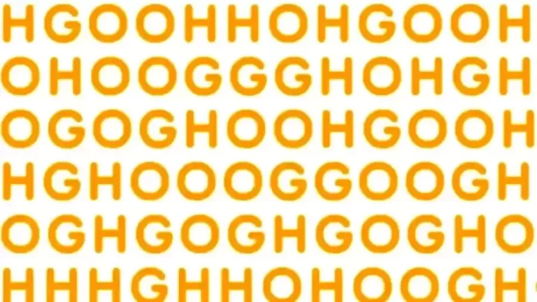 Brain Teaser Word Puzzle: Can You Find the Word HOG in 12 Seconds?