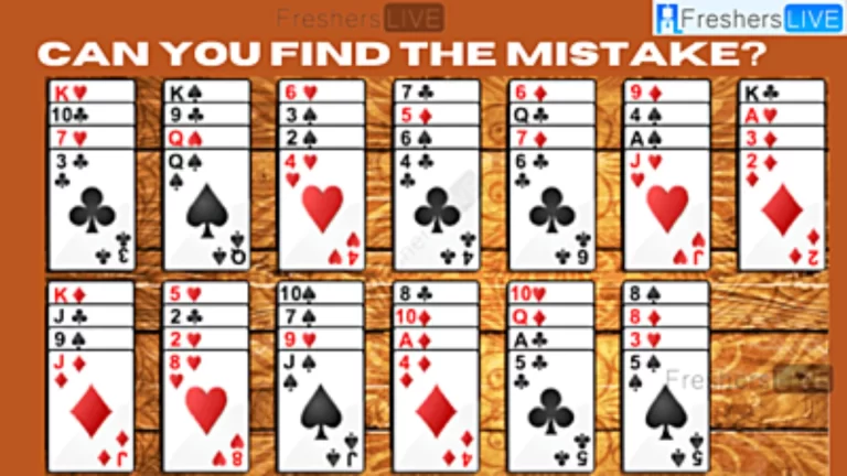 Can You Find the Mistake in Just 5 Seconds? Test Your Intelligence!