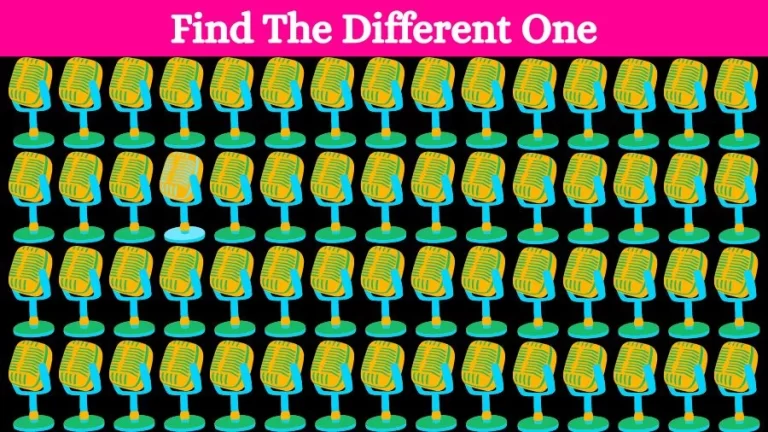 Test Visual Acuity - Can you spot the Odd One Out in this Image?