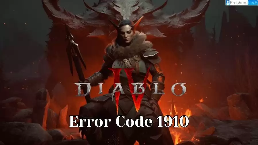 Diablo 4 Error Code 1910: How to Fix Error Code 1910 in Diablo 4?