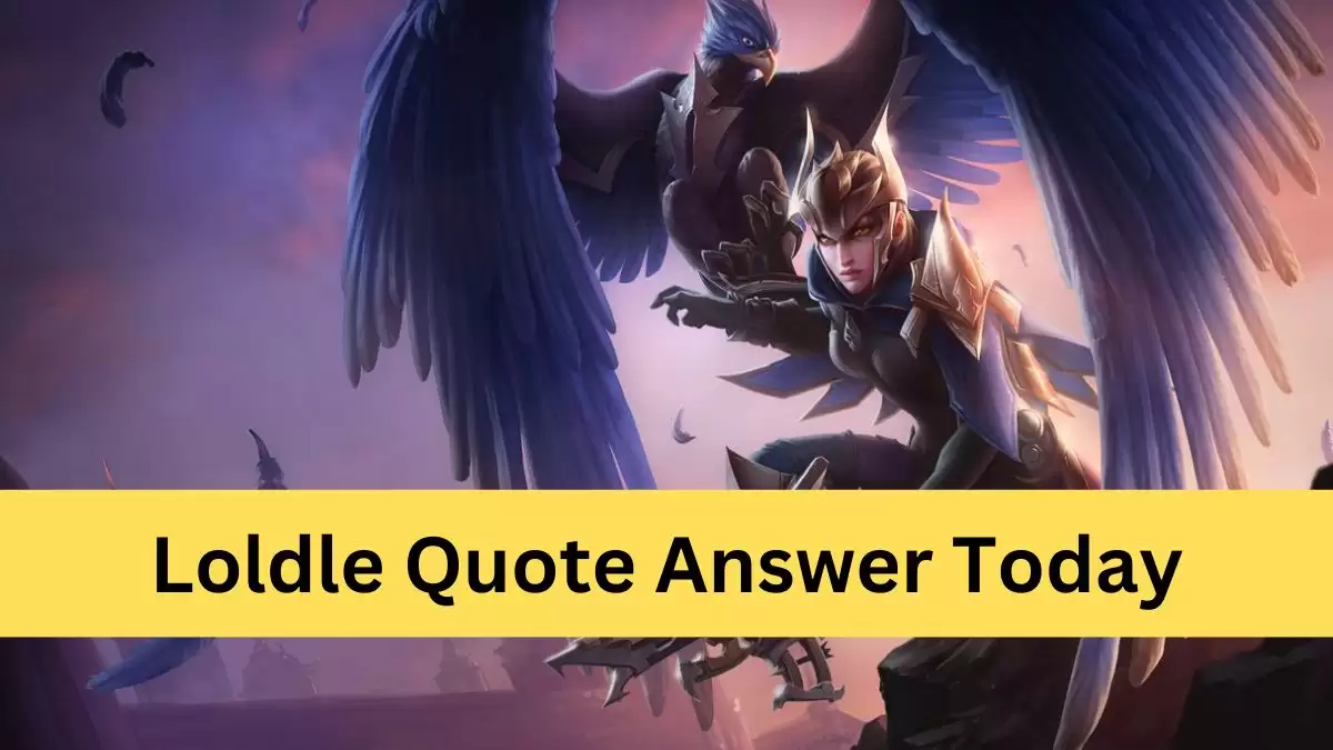 What Champion Says This? Sometimes I swear that bird is just showing off Loldle Quote Answer Today