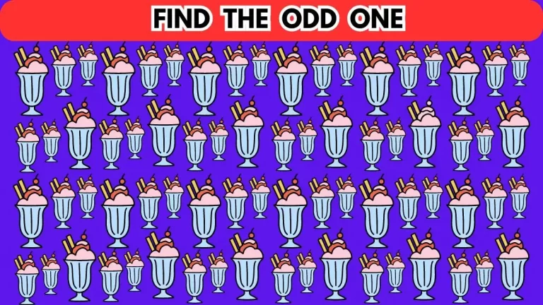 Brain Teaser: Find The Odd One In 10 Secs