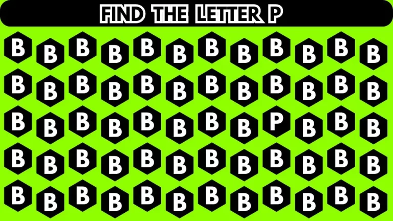 Brain Teaser: If You Have Sharp Eyes Find the Letter P in 10 Secs