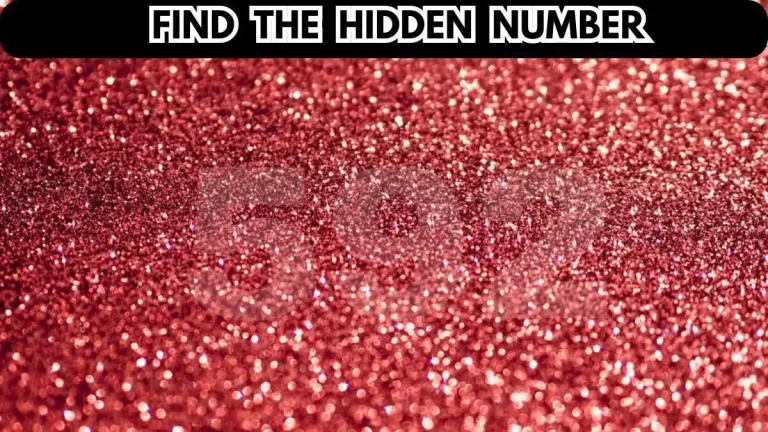 Optical Illusion: Try to Find the Hidden Number in 10 Seconds